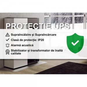 Poza UPS centrala termica TED Electric 900VA / 500W Runtime Extins. Poza 64153