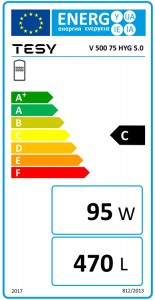 Poza Puffer igienic cu o serpentina sanitara din inox TESY V 500 75 HYG5.0 - 500 litri - clasa energetica