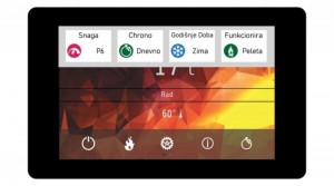 Poza Display Centrala termica pe peleti compacta KEPO 55 AC - 55 kW