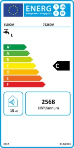 Poza Clasa energetica Boiler electric ELDOM 72280M EN 150 L 3 kW