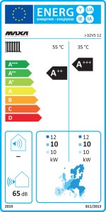 Poza Clasa energetica Pompa de caldura aer apa monobloc MAXA i-32V12 - 14 kW