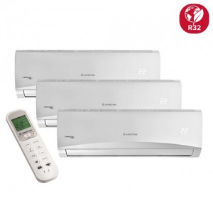 Poza Aparat aer conditionat multisplit ARISTON PRIOS 80 Inverter, Clasa A++, Ultra Silent - 9000+12000+12000 BTU