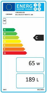 Poza Clasa energetica Boiler cu 2 serpentine CORDIVARI BOLLY 2 ST WB 200 - 200 litri