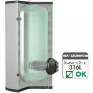 Poza Boiler abur 1 serpentina inox CORDIVARI EXTRA 1 VAPORE WXC