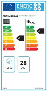 Poza Clasa energetica Centrala termica in condensare IMMERGAS VICTRIX TERA 32 V2 - 32 kW incalzire si ACM