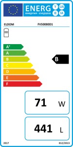 Poza Boiler cu o serpentina marita ( 5.06 mp ) pentru pompe de caldura ELDOM FV50080D1 - 500 litri - clasa energetica