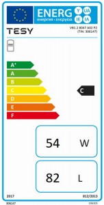 Poza Puffer pentru pompa de caldura TESY 80 VB 8047 A02 P2 - 80 litri - clasa energetica