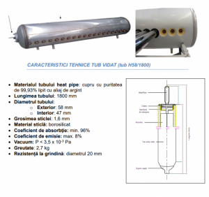 Poza Caracteristici tub