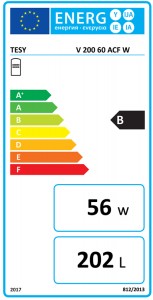 Poza Clasa energetica TESY V 200 60 ACF W - 200 litri