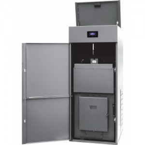 Poza Cazan din otel pe peleti Ferroli BioPellet Pro 35 - 35 kW - 1
