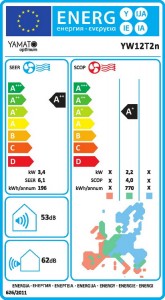Poza Aparat aer conditionat YAMATO Optimum Inverter YW12T2n R32 A++ 12000 BTU - clasa energetica