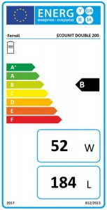 Poza Clasa energetica Boiler cu doua serpentine Ferroli ECOUNIT Double 200 - 200 litri