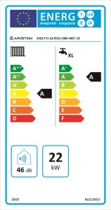 Poza Centrala termica pe gaz in condensare Ariston Alteas One Plus Net 24 Kw - clasa energetica