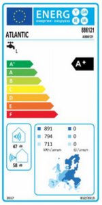 Poza Boiler in pompa de caldura ATLANTIC EXPLORER CV5 FS 200NP+SERP 200 litri = clasa energetica