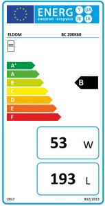 Poza Clasa energetica Puffer pentru pompa de caldura ELDOM BC 200K60 200 litri