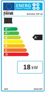 Poza Clasa energetica Cazan din otel pe peleti FERROLI BioPellet TOP 18 - 18 kW
