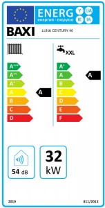 Poza Clasa energetica Centrala termica pe gaz in condensatie BAXI LUNA CENTURY 40