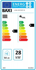 Poza Clasa energetica Centrala termica pe gaz in condensatie BAXI LUNA CENTURY 35