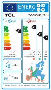 Poza Aparat de aer conditionat TCL SaveIN 9000 BTU - clasa energetica