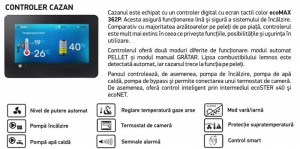 Poza Panou de control Cazan cu functionare pe lemne - pelleti Thermostahl ECOTWIN