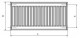 Radiator otel KORADO RK 22 600/900 - dimensiuni