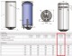 Dimensiuni Boiler electric Eldom STYLE 100 - 100 L
