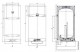 Dimensiuni Boiler electric vertical DRAZICE OKCE 200 - 200 litri