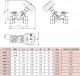 Robinet - vana de echilibrare HERZ STROMAX 4017 M DN 50 - dimensiuni