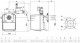 Dimensiuni Arzator gaz 1 treapta ELCO VG 1.55 E h3/8' - Rp1/2' KL