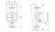 Dimensiuni Pompa de circulatie Grundfos Alpha3 32-80 180