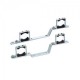 Set suport - interax = 210 mm - pt distribuitor/colector 1