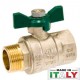 Robinet de trecere cu sfera pentru apa potabila AIRAGA 878 PN 16 FI-FE DN 15 ( 1/2 )