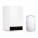 Centrala termica in condensare Viessmann Vitodens 100-W cu boiler monovalent pentru apa calda menajera de 200 litri - 32 kW