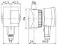 Dimensiuni Pompa de circulatie WILO STAR-Z NOVA ( 4132760 )
