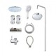 1 Set de dus inox GEHLER RUNDE ZH501 - 4 functii