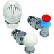 Set robinet cu cap termostatic si retur 1/2 cu prindere pentru PEX GIACOMINI - R470A