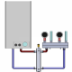 Distribuitor/colector cu 4 circuite FOME - montare