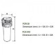 Filtru de sedimente cu cartus NOBEL FCR 35 1 4 m³/h - dimensiuni