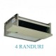 Ventiloconvector necarcasat montaj orizontal CLINT VXI/IO 574 racire 6.3 kW incalzire 7.8 kW debit aer 1166 mc/h