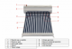 Schema hidraulica Panou solar termosifon nepresurizat Sontec CNP-H58/1800