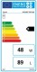 Clasa energetica Boiler cu o serpentina Ferroli ECOUNIT TOP 100 - 100 litri