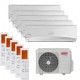 Aparat aer conditionat multisplit ARISTON PRIOS 125 inverter 5 x 9000 BTU