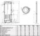 Dimensiuni Boiler cu o serpentina Austria Email BWS-1