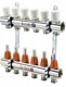 Set distribuitor tur/retur 1 x EK - 3 cai cu debitmetru 